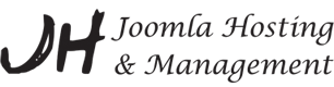Joomla Hosting and Management black logo